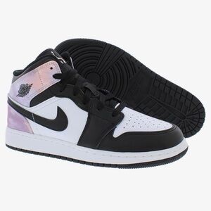 Jordan Kids Sneakers Black White Purple